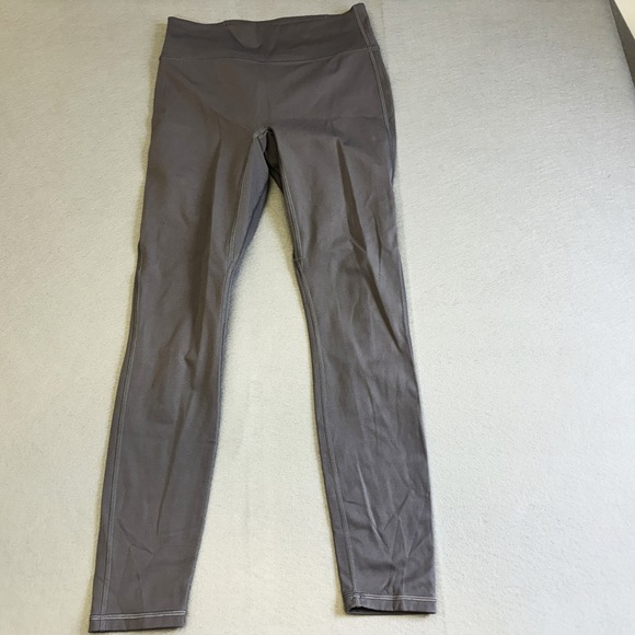 Fabletics Motion 365 Leggings Womens Gray Medium High Waist Crossover Pocket - Picture 1 of 8